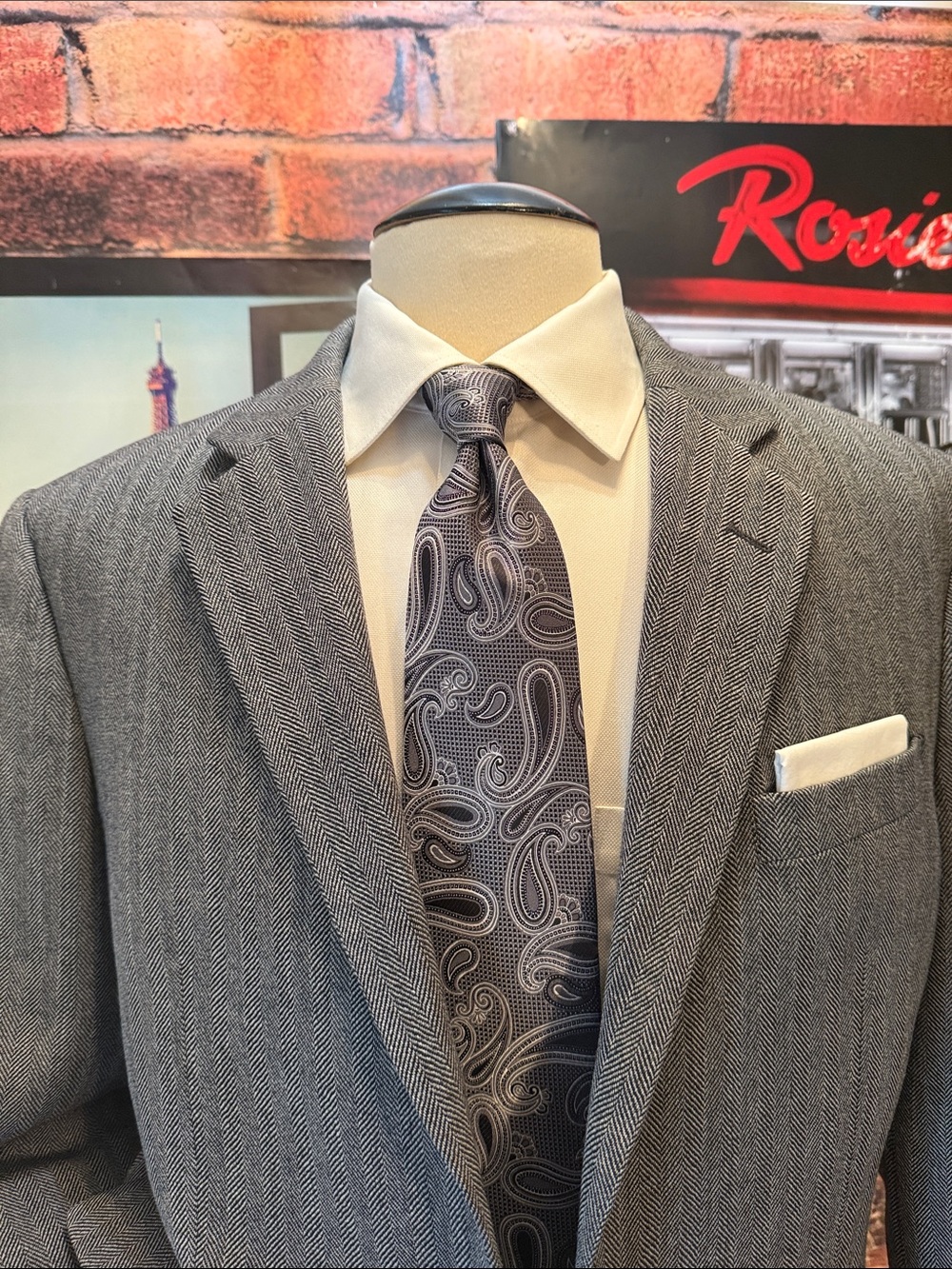 Joseph & Feiss Herringbone Sport Coat